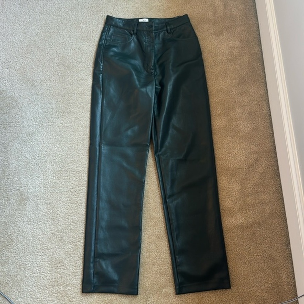 Aritzia Wilfred Leather Pants
